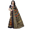 Kashvi sarees georgette with blouse piece Saree (1550_3_ Multicoloured_ One Size)