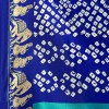 Kashvi Sarees Bhagalpuri Silk Bandhni Print Saree With Unstitched Blouse for Women