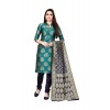 Kashvi Jacquard Silk Blend Woven Design Salwar Suit Dupatta Material for Women(Multicolored,Free Size)