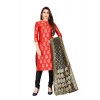 Kashvi Jacquard Silk Blend Woven Salwar Suit Dupatta Material for Women