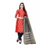 Kashvi Jacquard Silk Blend Woven Salwar Suit Dupatta Dress Material for Women