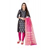 Kashvi Silk Blend Jacquard Woven Design Salwar Suit Dupatta Dress Material for Women(Free Size)