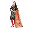 Kashvi Jacquard Silk Woven Design Women's Salwar Suit Dupatta Dress Material(Free Size)