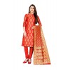 Kashvi Silk Blend Jacquard Woven Design Salwar Suit Dupatta Dress Material for Women