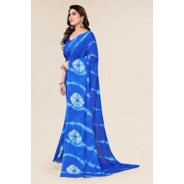 KASHVI Sarees  Ombre Daily Wear Georgette Saree  (BLUE)