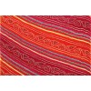 kashvi sarees  Paisley, Striped, Printed Bandhani Georgette Saree  (Red, Orange)