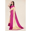 Kashvi Sarees Embellished, Ombre, Striped Bollywood Satin Saree  (Pink, Chiku)