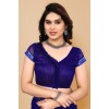 Embellished, Ombre, Solid/Plain Bollywood Georgette Saree  (Light Blue, Blue)