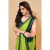Embellished, Ombre, Solid/Plain Bollywood Georgette Saree  (Green, Dark Green)