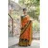 Checkered, Printed Daily Wear Georgette Saree  (Multicolor)