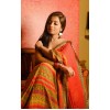 Kashvi Sarees Faux Georgette Red & Multi Color Printed Saree With Blouse Piece ( 1164_1 )