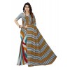 kashvi sarees Striped Daily Wear Georgette Saree  (Multicolor)